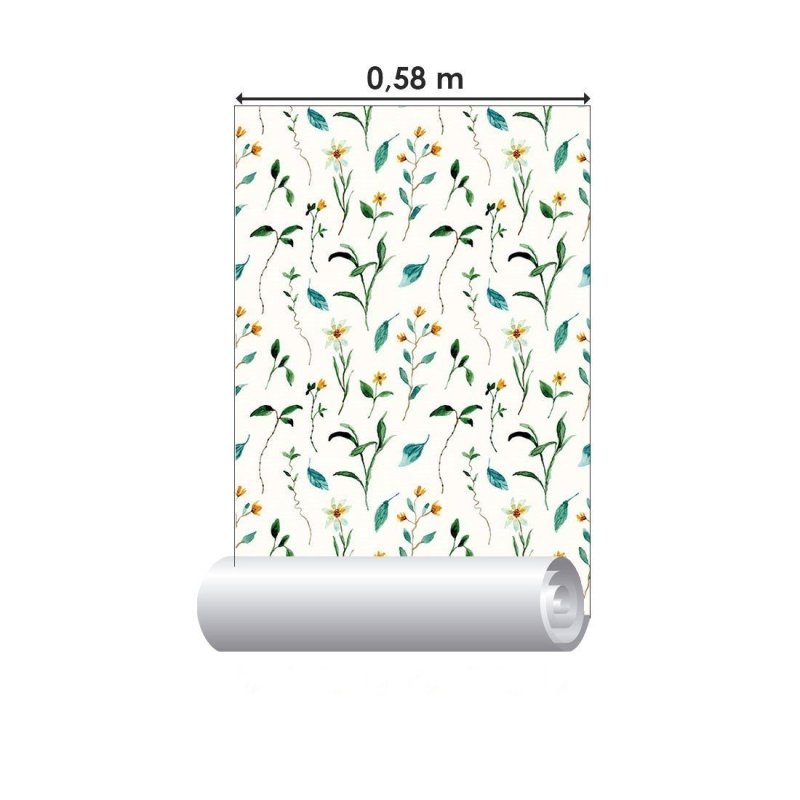 Papel de Parede Adesivo Floral Jardim N015209 - Papel na Parede