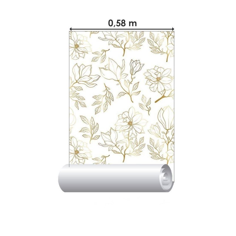 Papel de Parede Adesivo floral luxury N014098 - Papel na Parede