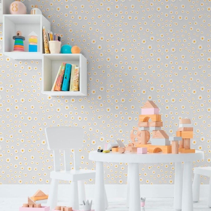 Papel de Parede Adesivo Floral Margaridas N011115 - Papel na Parede