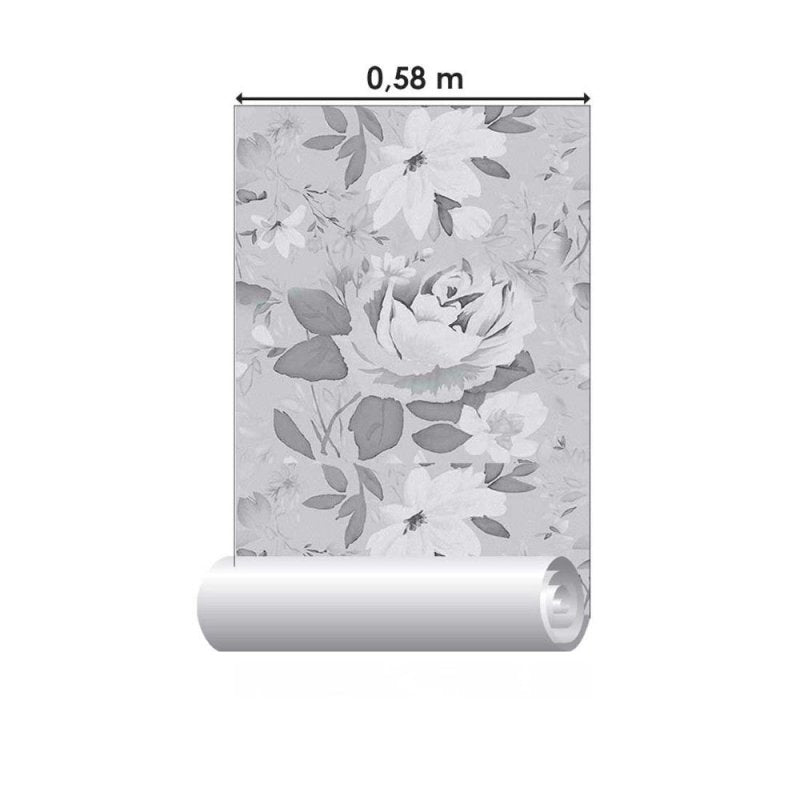 Papel de Parede Adesivo Floral N011056 - Papel na Parede