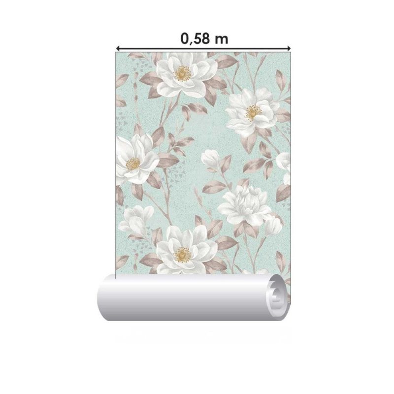 Papel de Parede Adesivo Floral N011064 - Papel na Parede