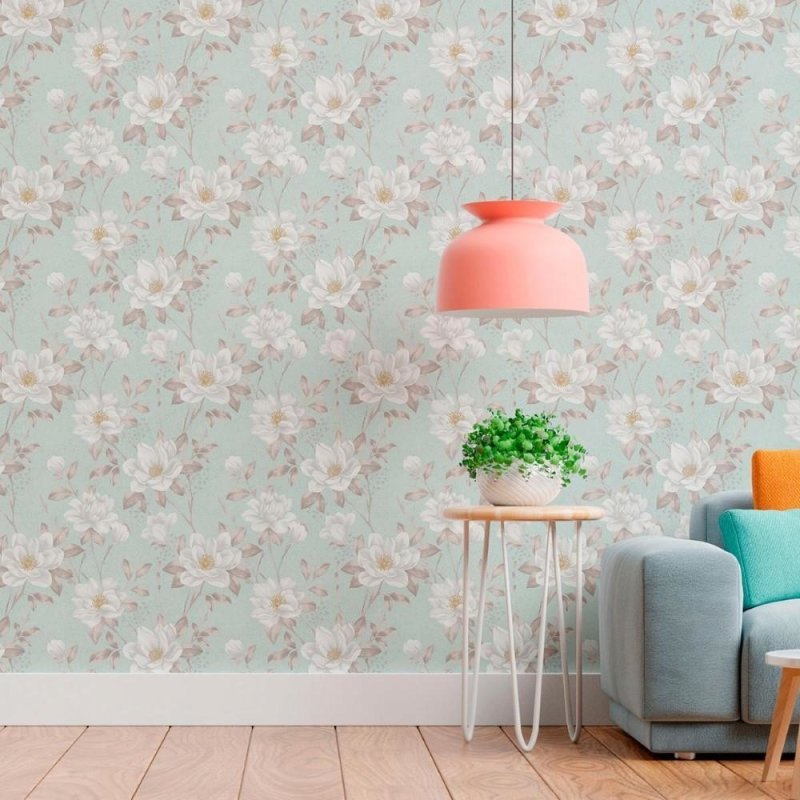 Papel de Parede Adesivo Floral N011064 - Papel na Parede