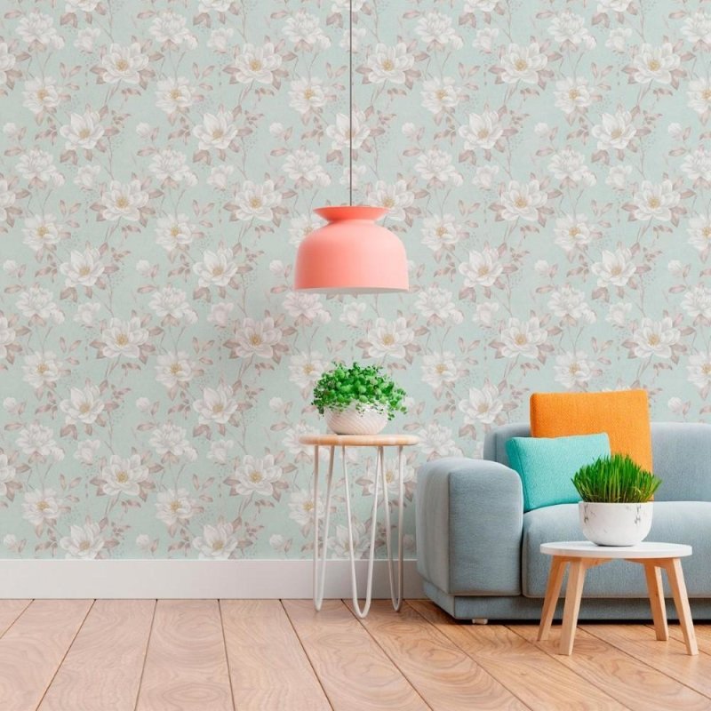Papel de Parede Adesivo Floral N011064 - Papel na Parede