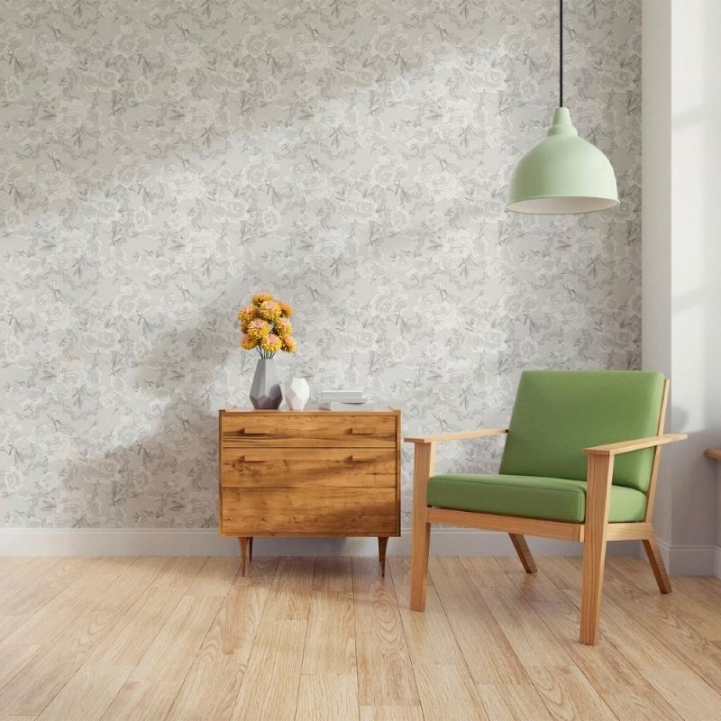 Papel de Parede Adesivo Floral N011073 - Papel na Parede