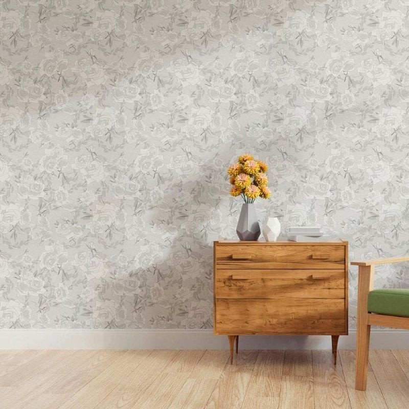 Papel de Parede Adesivo Floral N011073 - Papel na Parede