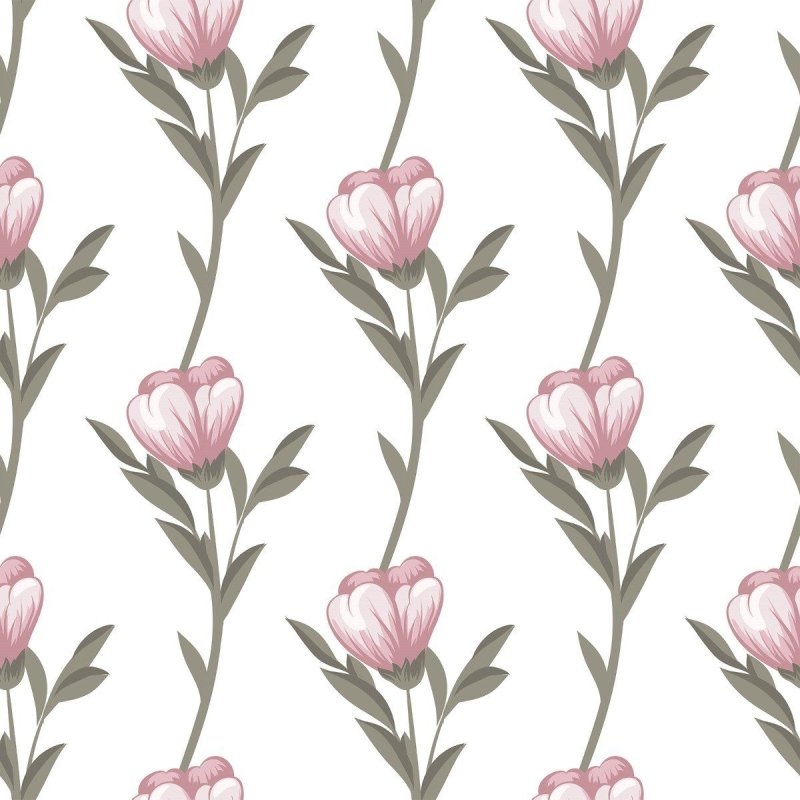 Papel de Parede Adesivo Floral N012130 - Papel na Parede