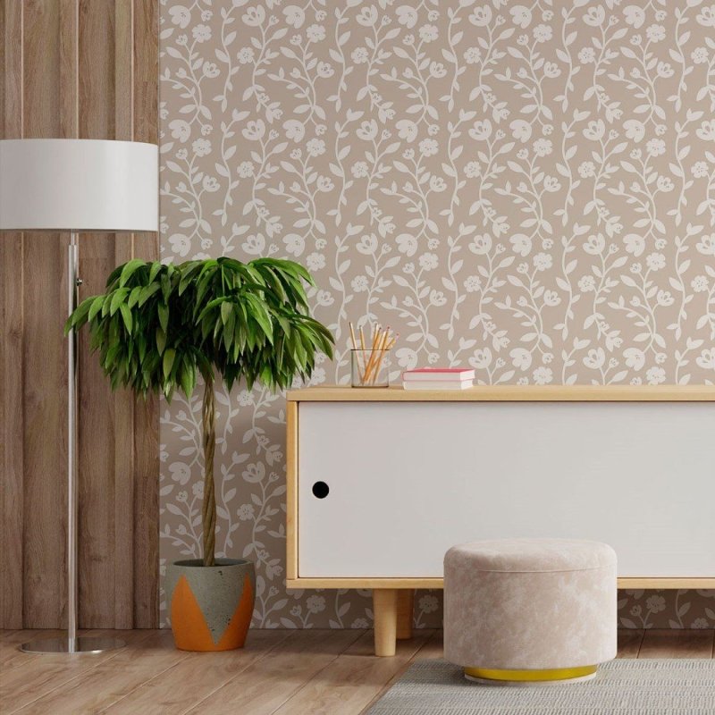 Papel de Parede Adesivo Floral N013052 - Papel na Parede