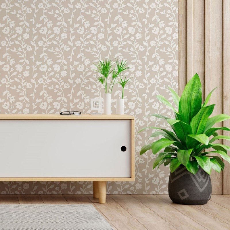 Papel de Parede Adesivo Floral N013052 - Papel na Parede