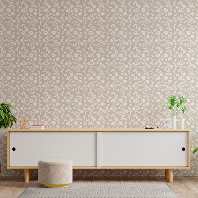 Papel de Parede Adesivo Floral N013052 - Papel na Parede