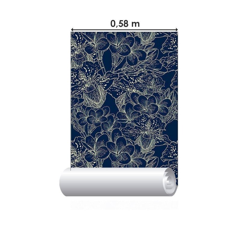 Papel de Parede Adesivo floral N014133 - Papel na Parede