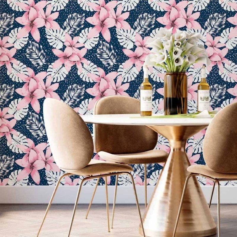 Papel de Parede Adesivo floral N014139 - Papel na Parede