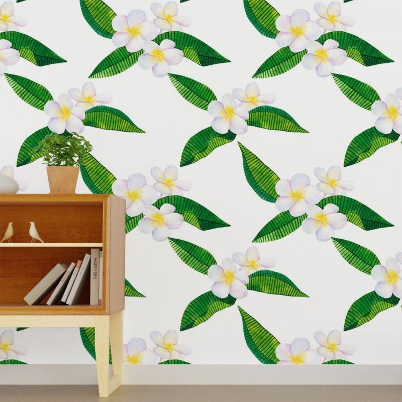 Papel de Parede Adesivo Floral N015055 - Papel na Parede