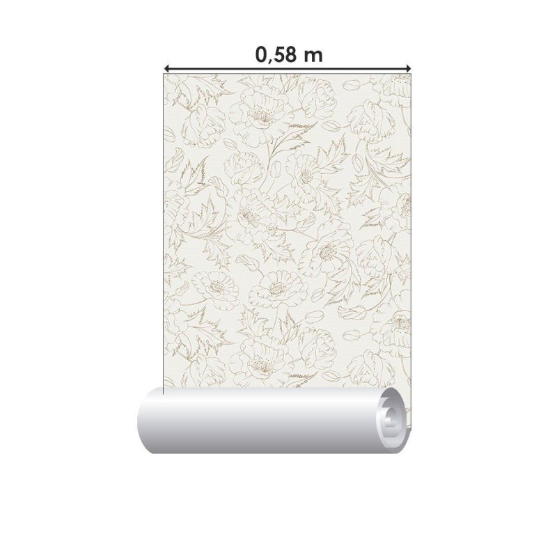 Papel de Parede Adesivo Floral N015111 - Papel na Parede