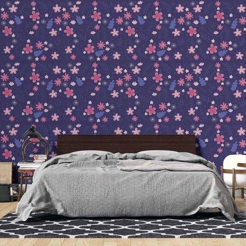 Papel de Parede Adesivo Floral N02289 - Papel na Parede