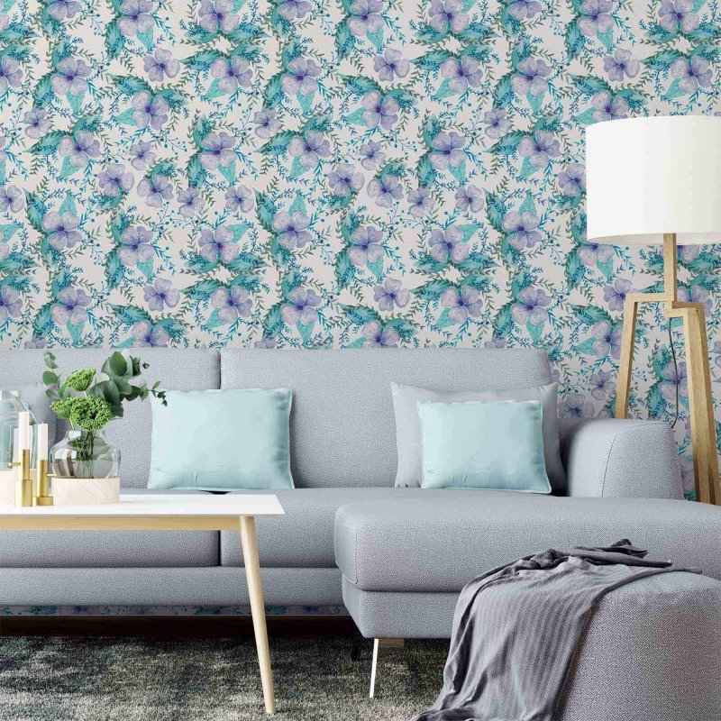 Papel de Parede Adesivo Floral N1801116 - Papel na Parede