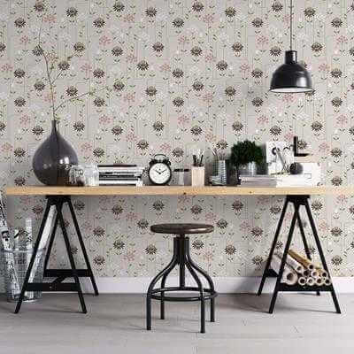 Papel de Parede Adesivo Floral N18011428 - Papel na Parede