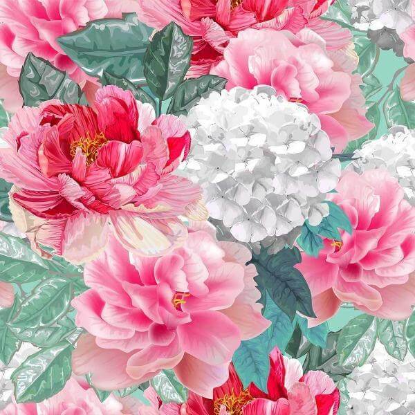 Papel de Parede Adesivo Floral N180131 - Papel na Parede