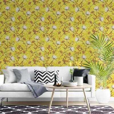 Papel de Parede Adesivo Floral N19011019 - Papel na Parede