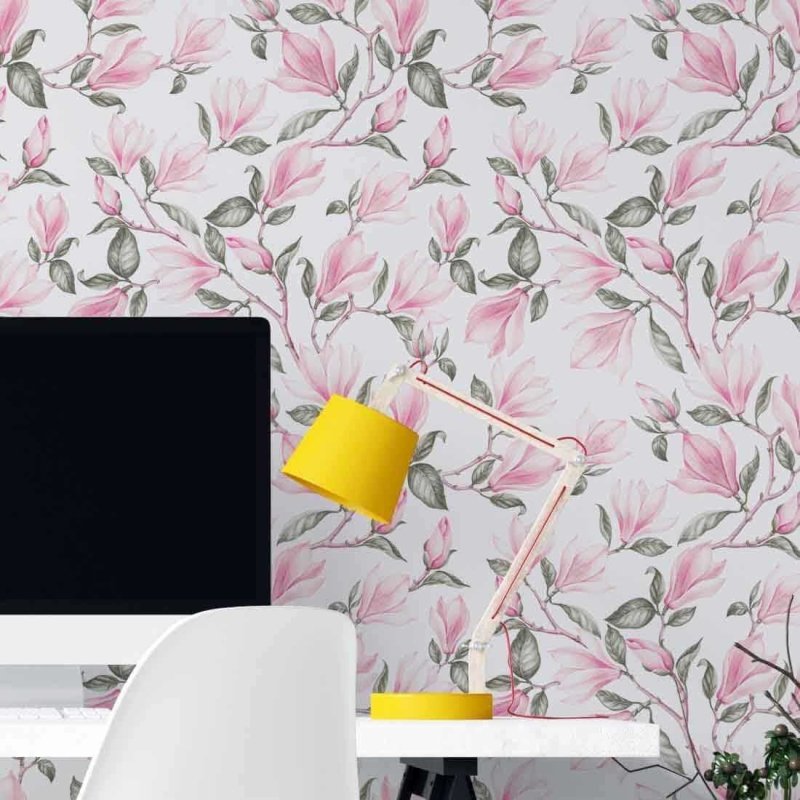 Papel de Parede Adesivo Floral N1901153 - Papel na Parede