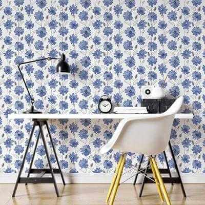 Papel de Parede Adesivo Floral N190125 - Papel na Parede