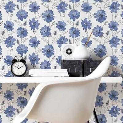 Papel de Parede Adesivo Floral N190125 - Papel na Parede
