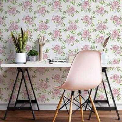 Papel de Parede Adesivo Floral N1901398 - Papel na Parede