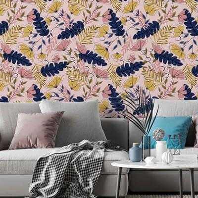 Papel de Parede Adesivo Floral N1901450 - Papel na Parede