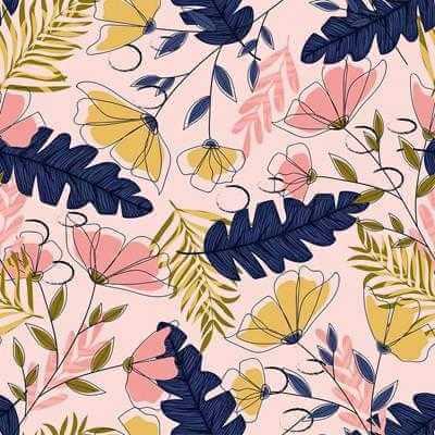 Papel de Parede Adesivo Floral N1901450 - Papel na Parede