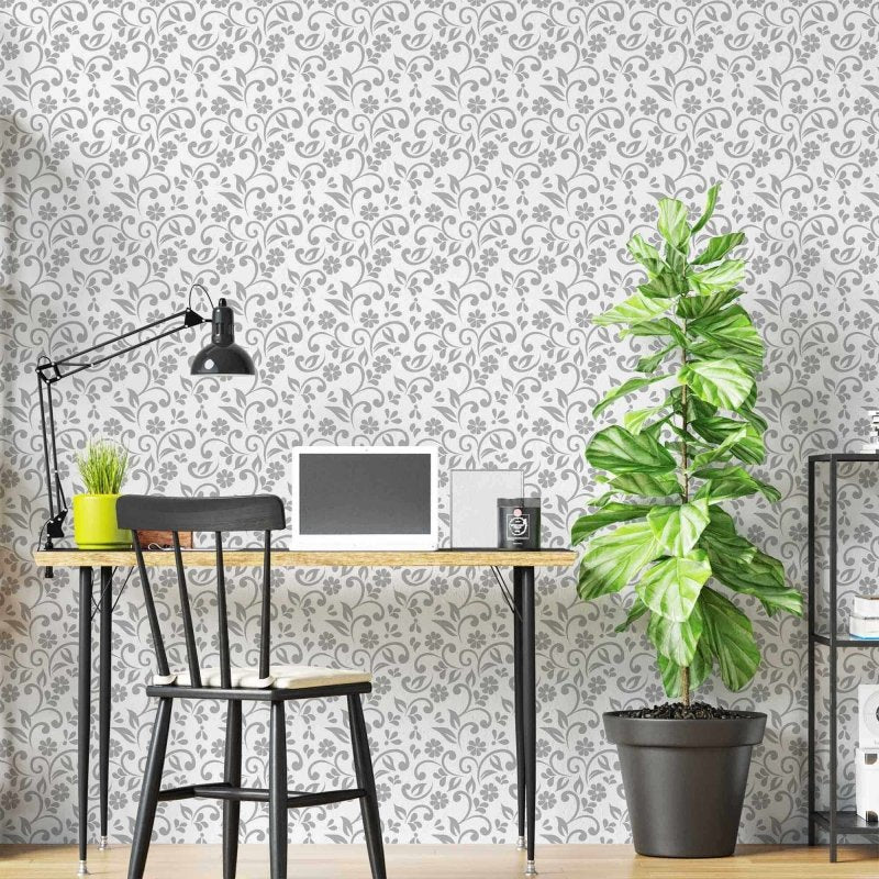 Papel de Parede Adesivo Floral N1901797406A - Papel na Parede