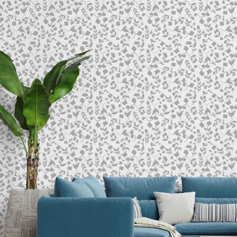 Papel de Parede Adesivo Floral N1901797406C - Papel na Parede