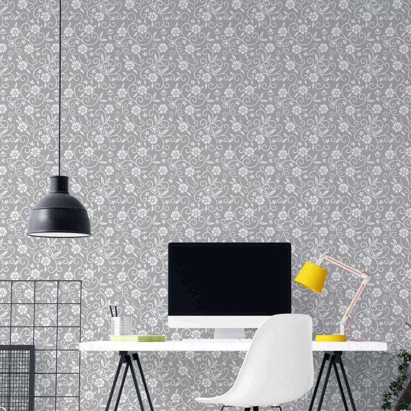 Papel de Parede Adesivo Floral N1901797406F - Papel na Parede