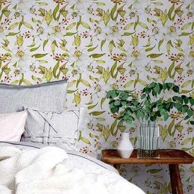 Papel de Parede Adesivo Floral N1901946 - Papel na Parede