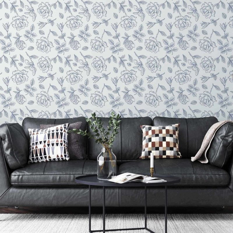 Papel de Parede Adesivo Floral N2038531 - Papel na Parede