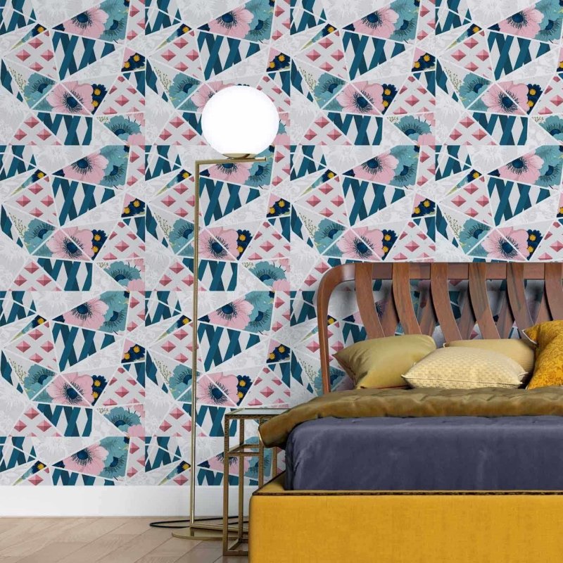 Papel de Parede Adesivo Floral N2157 - Papel na Parede