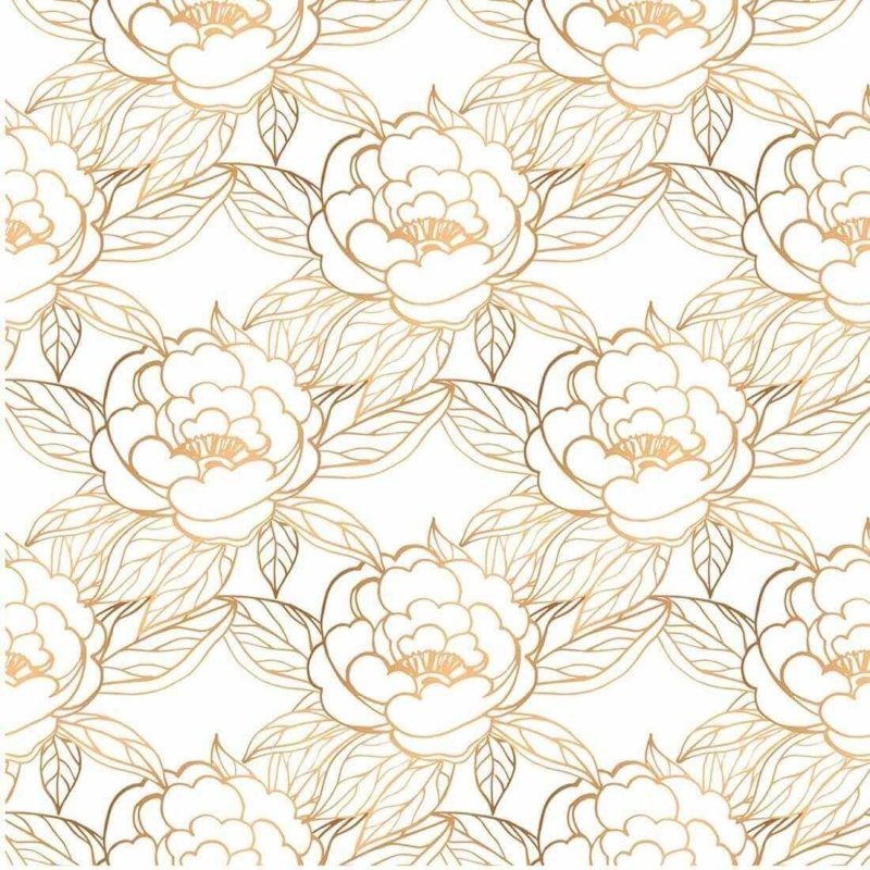 Papel de Parede Adesivo Floral N221C - Papel na Parede