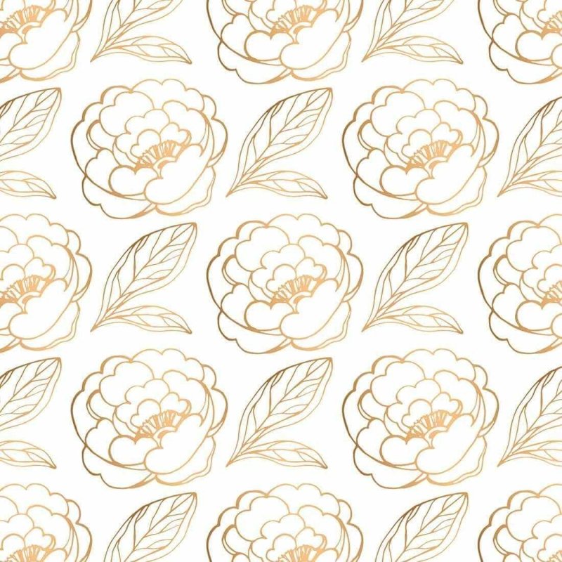 Papel de Parede Adesivo Floral N221F - Papel na Parede