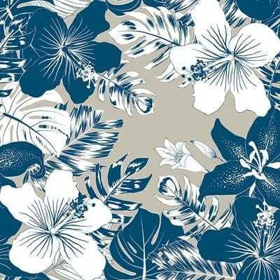 Papel de Parede Adesivo Floral N2258A - Papel na Parede
