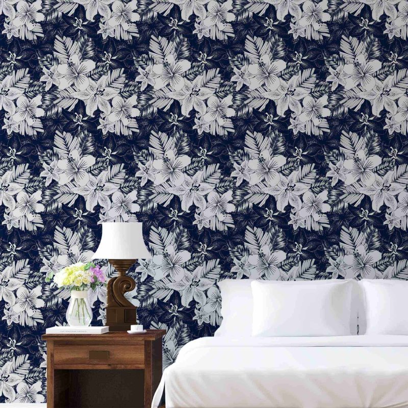 Papel de Parede Adesivo Floral N2258C - Papel na Parede