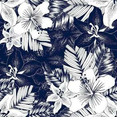 Papel de Parede Adesivo Floral N2258C - Papel na Parede
