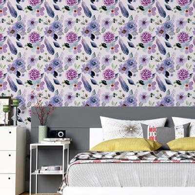 Papel de Parede Adesivo Floral N241231 - Papel na Parede