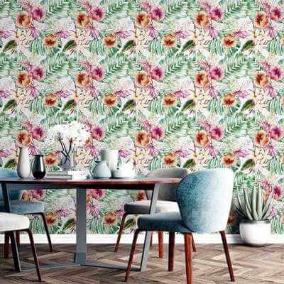 Papel de Parede Adesivo Floral N24146 - Papel na Parede