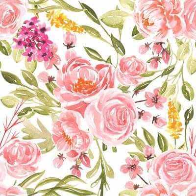 Papel de Parede Adesivo Floral N24853 - Papel na Parede