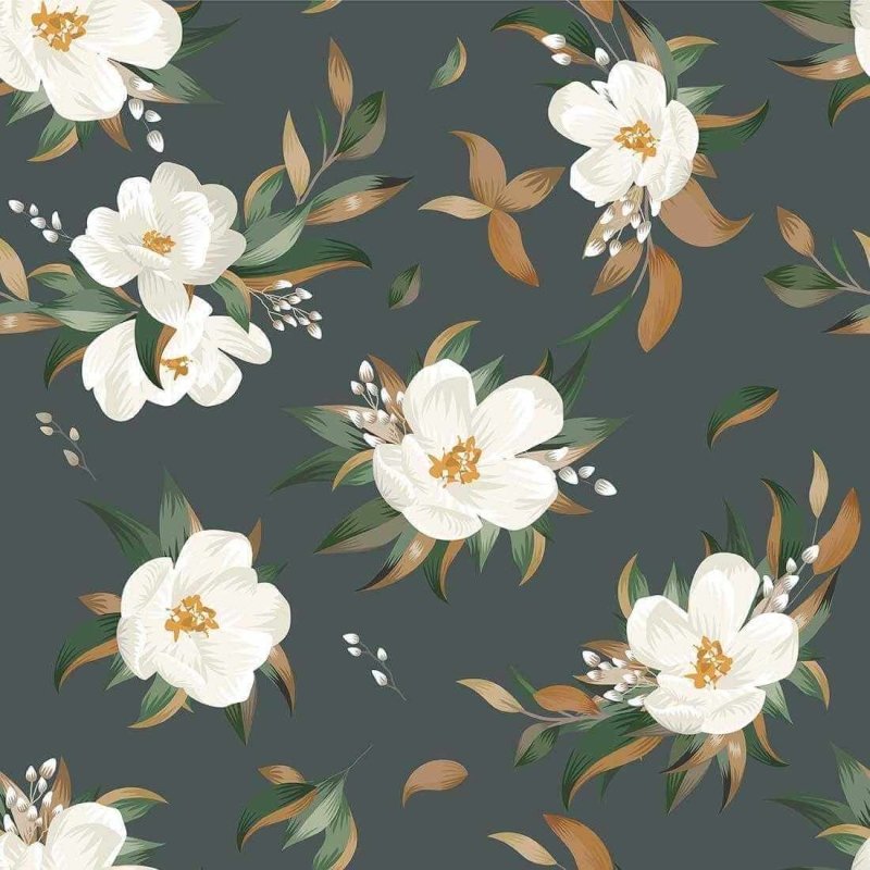 Papel de Parede Adesivo Floral N251ME - Papel na Parede