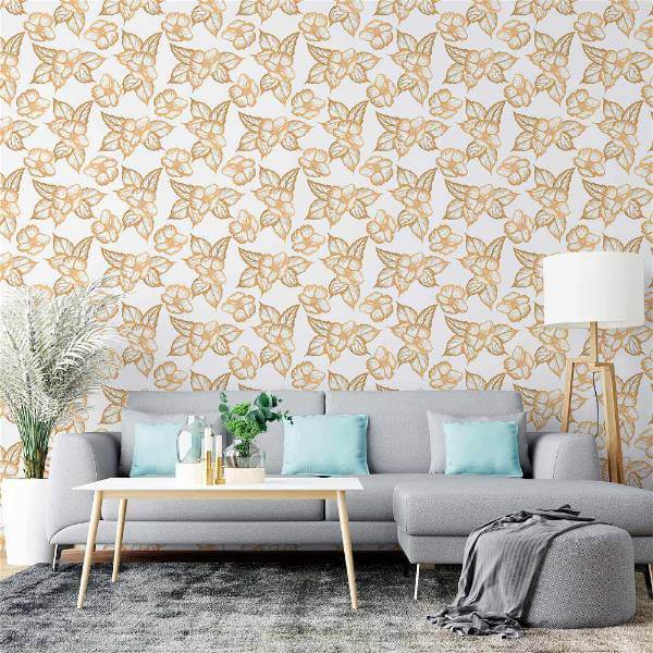 Papel de Parede Adesivo Floral N3524262C - Papel na Parede