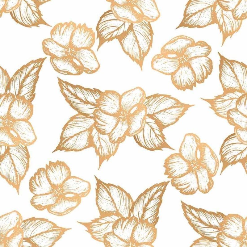 Papel de Parede Adesivo Floral N3524262C - Papel na Parede