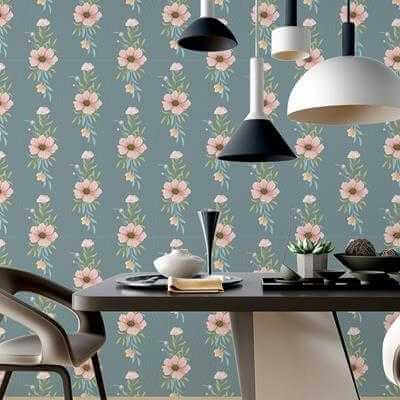 Papel de Parede Adesivo Floral N3640 - Papel na Parede