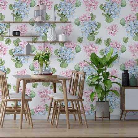 Papel de Parede Adesivo Floral N365 - Papel na Parede