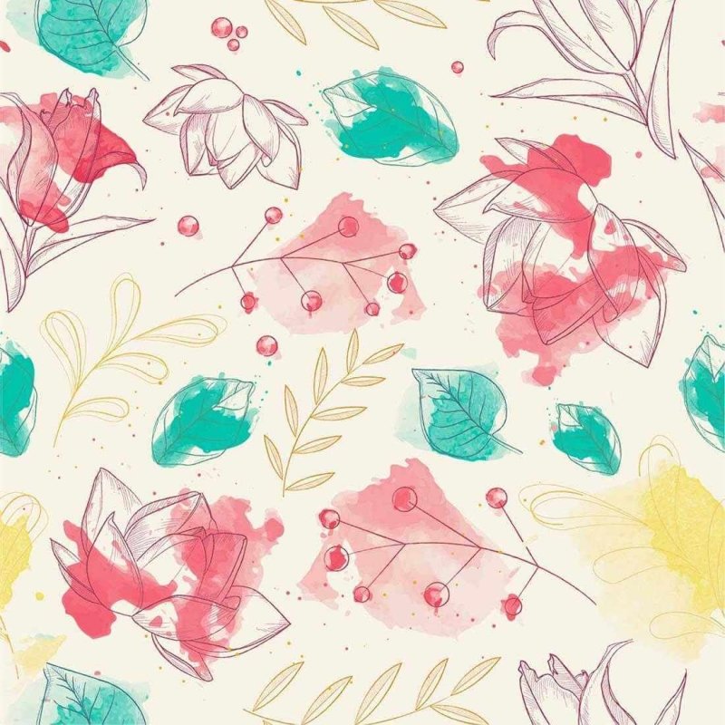 Papel de Parede Adesivo Floral N41985 - Papel na Parede