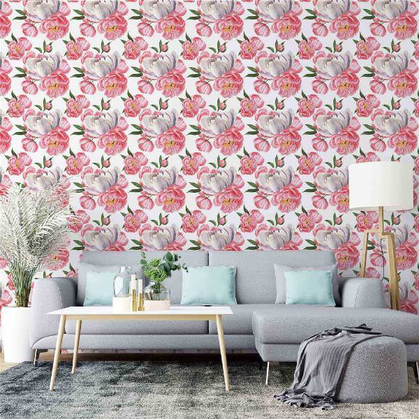 Papel de Parede Adesivo Floral N60 - Papel na Parede