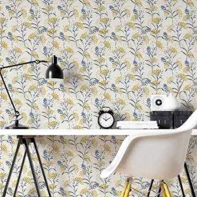 Papel de Parede Adesivo Floral N800fb - Papel na Parede